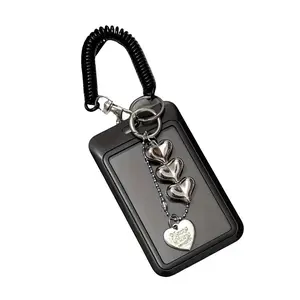 Student Meal Card Holder, Campus ID Bus Pass Keychain, Door Access Protection Case, School Metro Document Cover, Removable Cardholder, 1 Piece