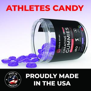 Nature Driven Creatine Gummies -  for Muscle Health - Proudly Made in the USA - Dietary Supplement Fitness Healthcare