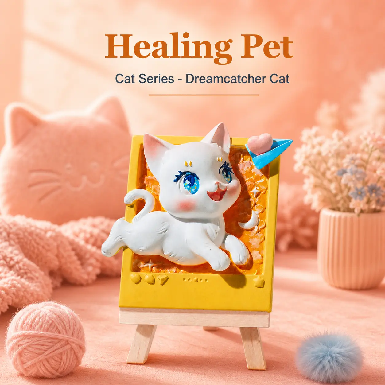 Magnet Painting Kit-Dreamcatcher Cat