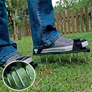 professional lawn scarifier shoes, inflatable design lawn scarifier shoes, efficient garden tool, heavy duty lawn maintenance tool, garden accessories, heavy duty, blades, durable gardening tools, portable garden trimming tools, landscaping tool
