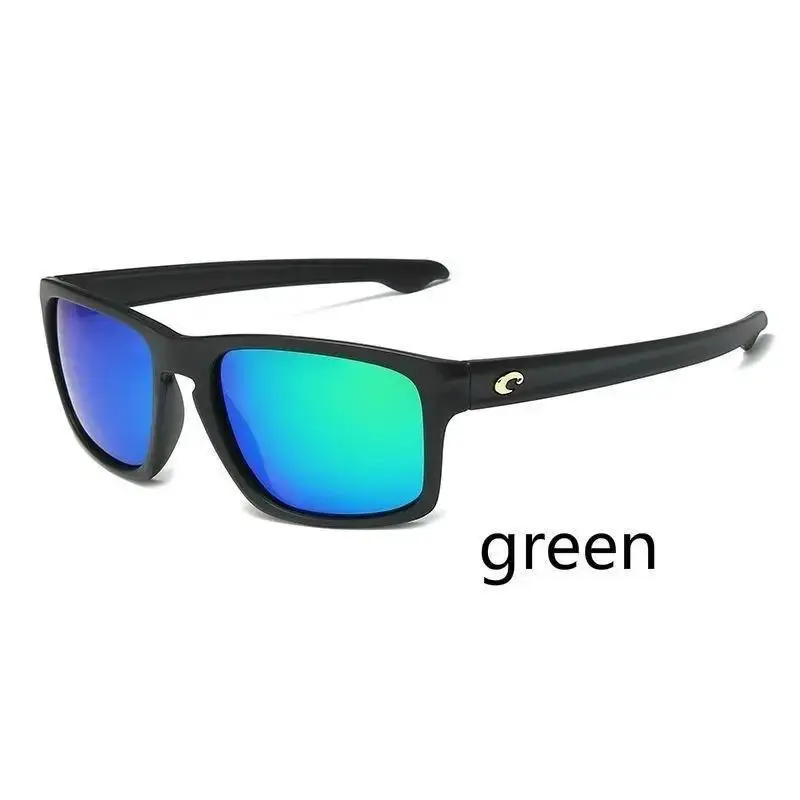 2026 Trendy Unisex Vintage Square Sports Sunglasses - Anti-Glare, UV400 Sun-Protective Eyewear for Fishing, Driving