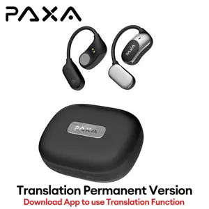 Wireless Open-ear Design Translation Earphones, Electronic Rechargeable BT Translation Earbuds for Listening to Music, Phone Call, Gaming, Sports, Audio