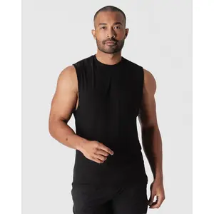 True Classic Sleeveless Muscle Tee – Moisture Wicking, Anti-Odor, Quick-Dry Gym Shirt | UPF 30+ Sun Protection, Lightweight Active Fit, Antimicrobial Fabric