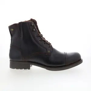 Pajar Track 78216 Mens Brown Mesh Lace Up Casual Dress Boots