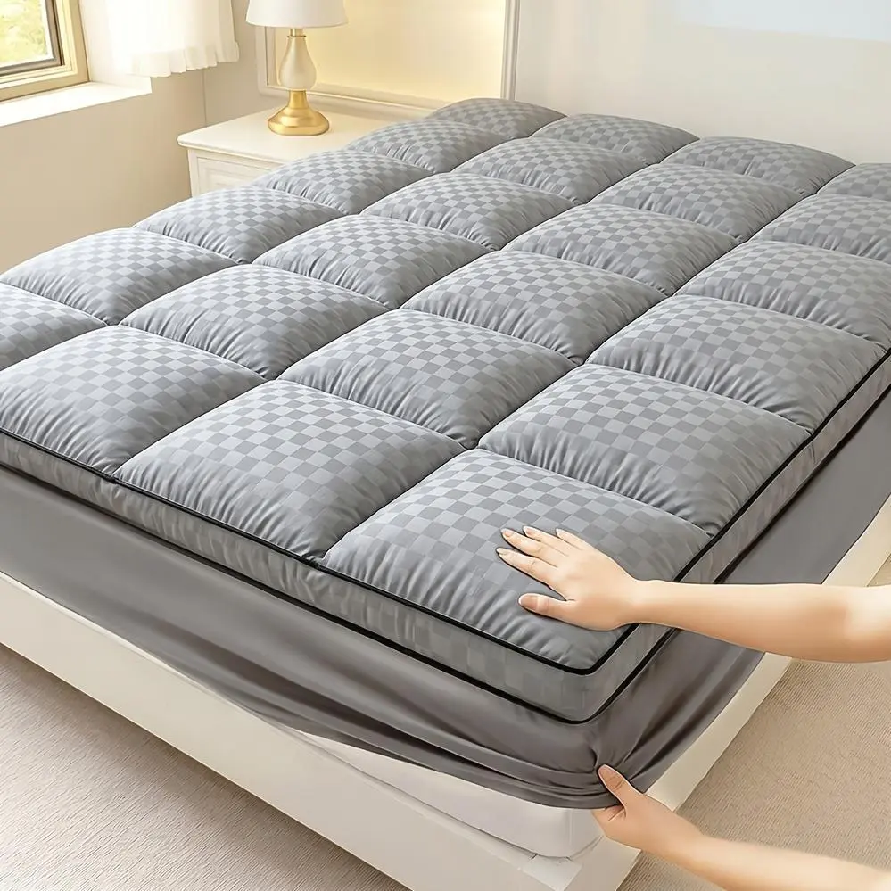 [Cool Mattress Protector] Cool Mattress Protector, Mattress Cover, Quilting Elasticity Stretchable from 8 to 21 Inches Deep Pockets Mattress Pad for Bed, Cool Bedding, The Comfort of The Bedroom, Quilted Design, Closely Fit, Machine-Washable Mattress Prot