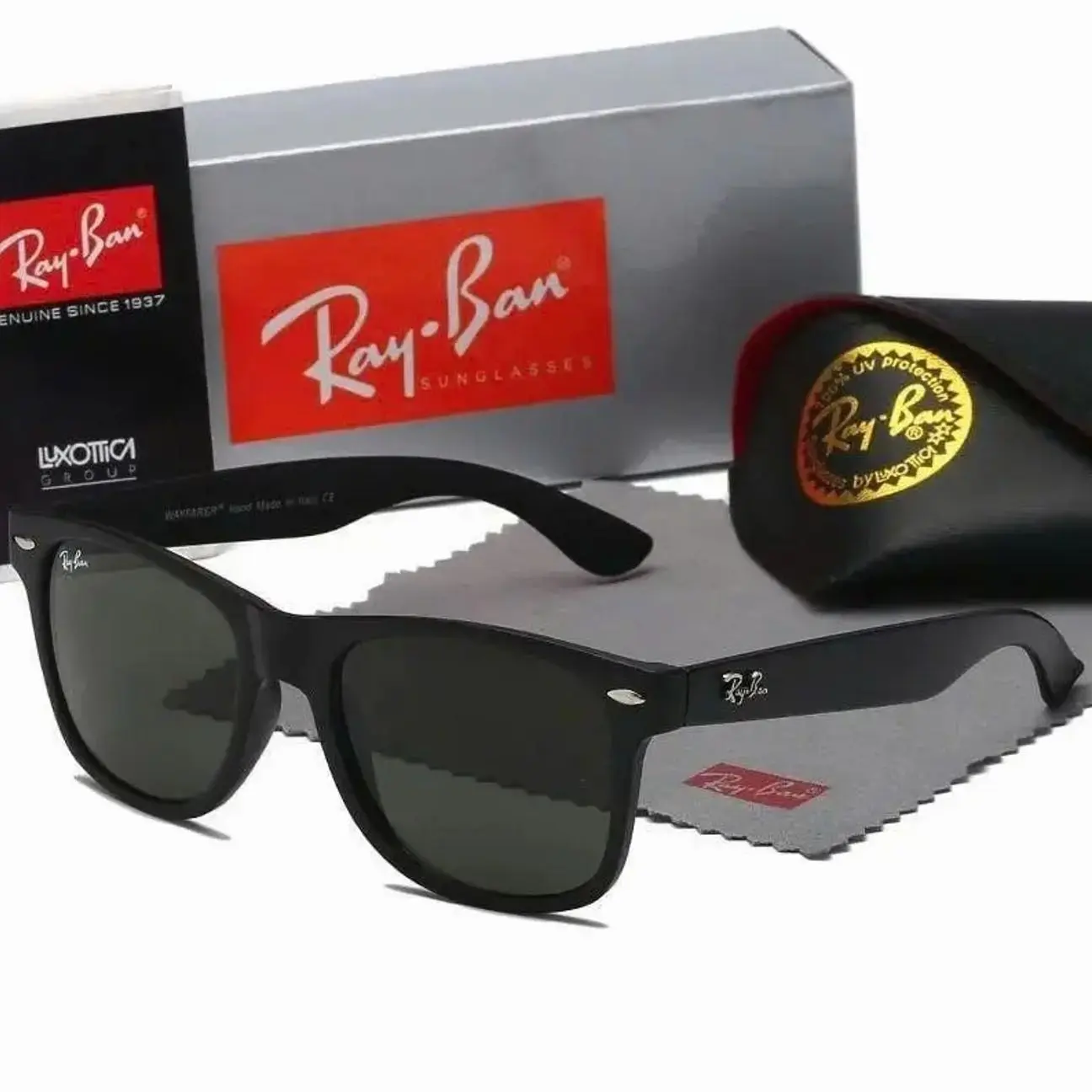 Ray-Ban Classic Wayfarer Tortoise Sunglasses Polarized Brown Lenses 54mm Outdoor Fashion Eyewear for Men Women 5SK