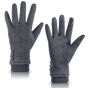 Womens Gloves Winter Touch Screen Texting Phone Windproof Gloves for Women Fleece Lined Thick Warm Gloves