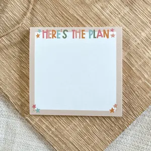 Here's The Plan Sticky Notes Here's The Plan Sticky Notes