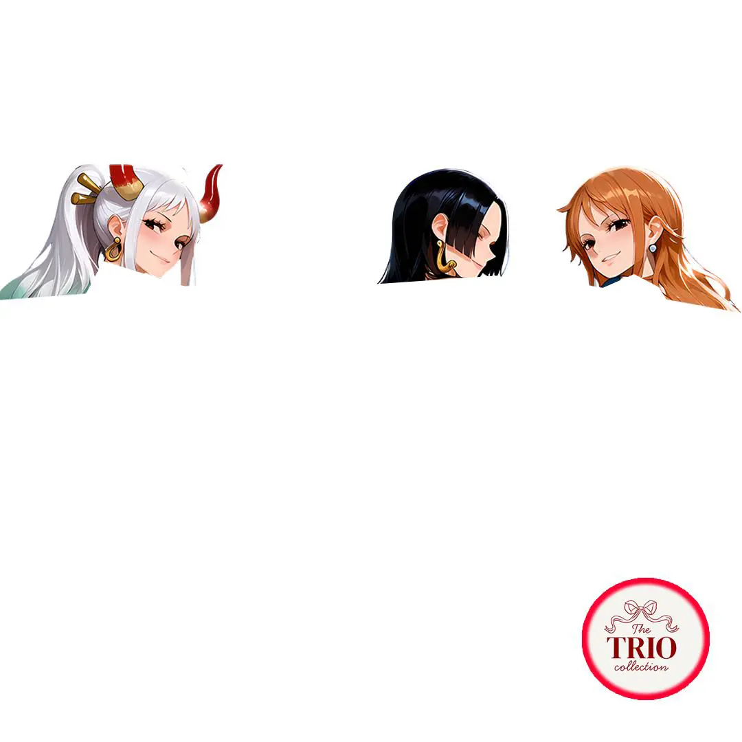 Legendary Pirate Heroine Trio Anime Vinyl Sticker Waterproof Decal Adventure Female Character Group Laptop Water Bottle Gift