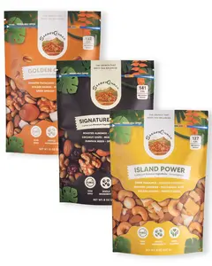 SteadyCrunch Healthy Trail Mix Snack, Mixed Nuts, No Added Sugar, No Artificial Flavour, Non-GMO, Gluten-Free, Dried Pineapple, Dried Apricots, Pumpkin Seeds, Golden Raisins, Coconut Chips, Snacks for Adults and Kids, 8oz (Pack of 3)