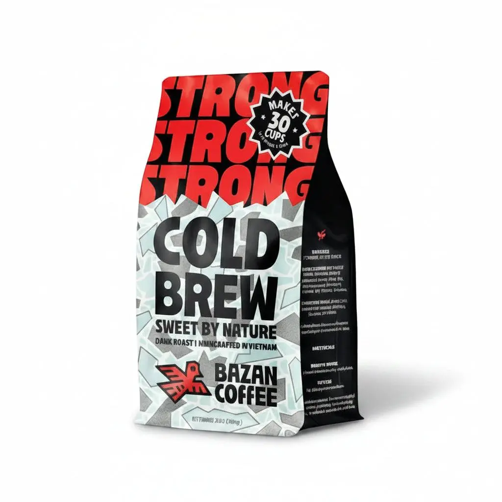 STRONG COLD BREW, Premium Vietnamese Robusta, Pitcher Pack Natural Beverage STRONG COLD BREW, Premium Vietnamese Robusta, Pitcher Pack Natural Beverage