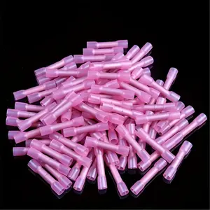 100pcs Full Insulation Crimp Connector Solder Sleeve Aluminum Bag Durable Reliable Connectors