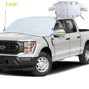 Windshield Snow Cover, Windscreen Shade Cover, Ice Protection Windshield Hood, 4 Layer Protection, UV Resistant, UV Protective Sunshade, Frost Rain Guard, Car Sedan Compact Suv Sunshade, Sunshade for Car Outside, Semi Truck Sunshade