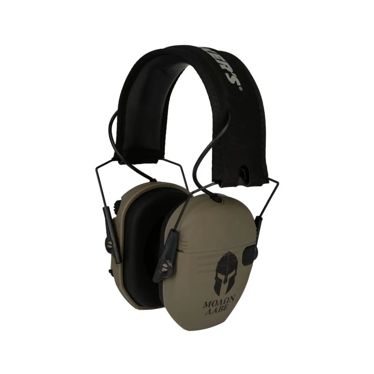 Walker's Razor Slim Molon Labe Electronic Earmuffs with Sound-Activated Compression Technology (FDE)