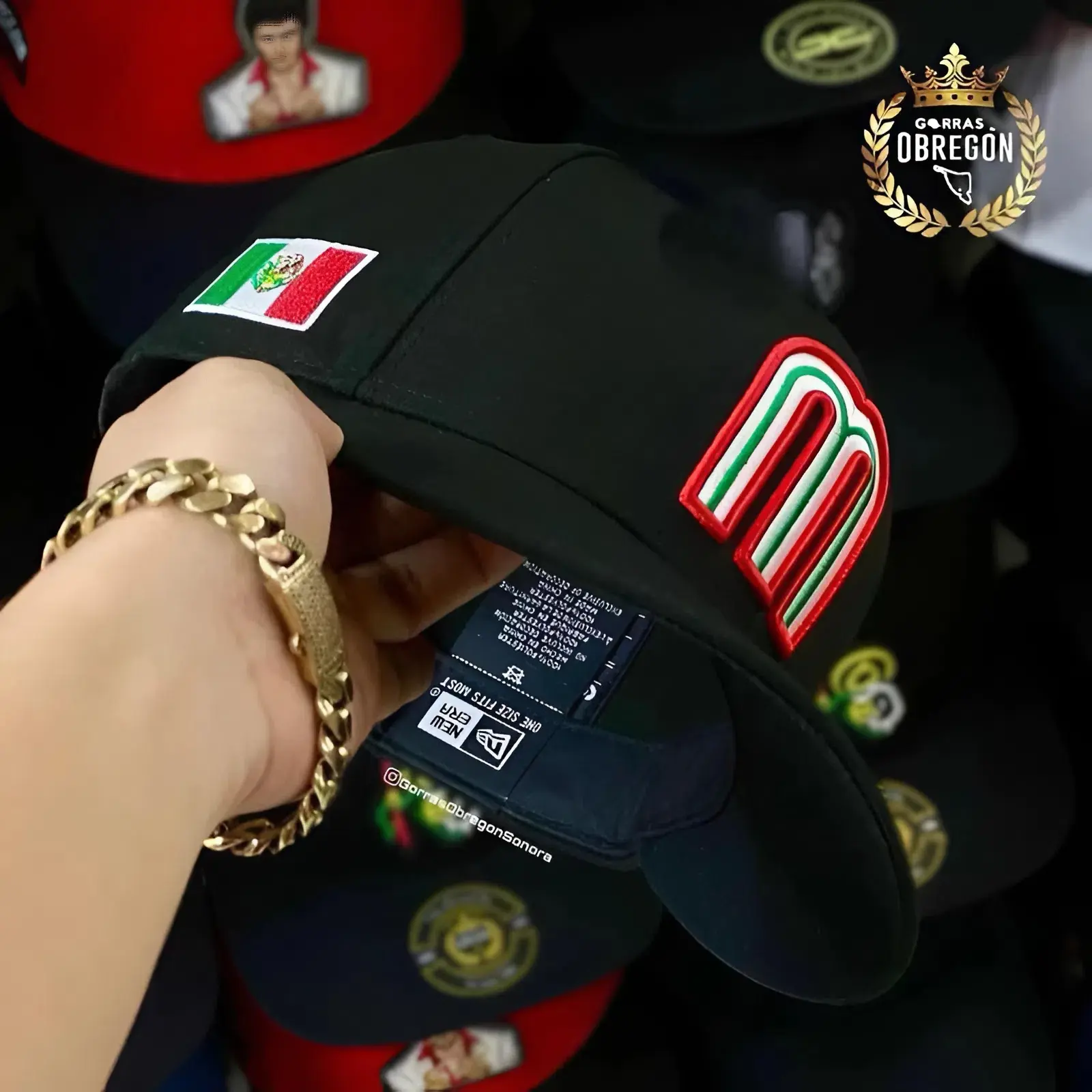 MLB New Era Mexico Flag M Logo Baseball Cap – Premium 9FORTY 59FIFTY Style Fitted Snapback Hat, Green White Red Design, Embroidered Mexican Flag Patch, Unisex Men Women Streetwear, Hip Hop Fashion, Urban Sports Cap, TikTok USA Trend