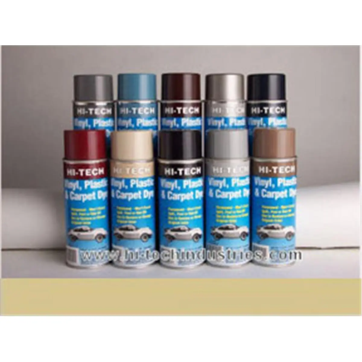 Hi-Tech Industries HT-200 Beige 1 lbs Vinyl, Plastic & Carpet Dye - Auto/Motorcycle Restoration & Renewal Tool for OEM Colors Paint Care