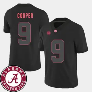 Black #9 Football Jersey, Cooper Style College Fan Shirt, Dark Crimson Game Day Jersey, Stitched Look, Alabama Inspired Gift, Sports Fan Apparel