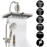 Brushed Nickel + + 20 Stage Shower Filter set