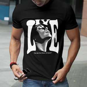 LIVE ON LIFE Oversized T-Shirt Clean and modern design for everyday wear. Relaxed oversized fit with soft, breathable fabric for effortless comfort.