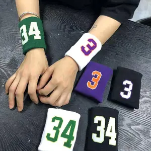 Basketball hand environmentally friendly warm fitness wrist guard all-star breathable anti-sprain sports pure cotton badminton basketball wrist guard Wristband