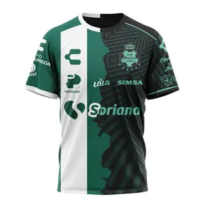 LIGA MX Club Santos Laguna Personalized 2024-2025 Home Mix Away Design