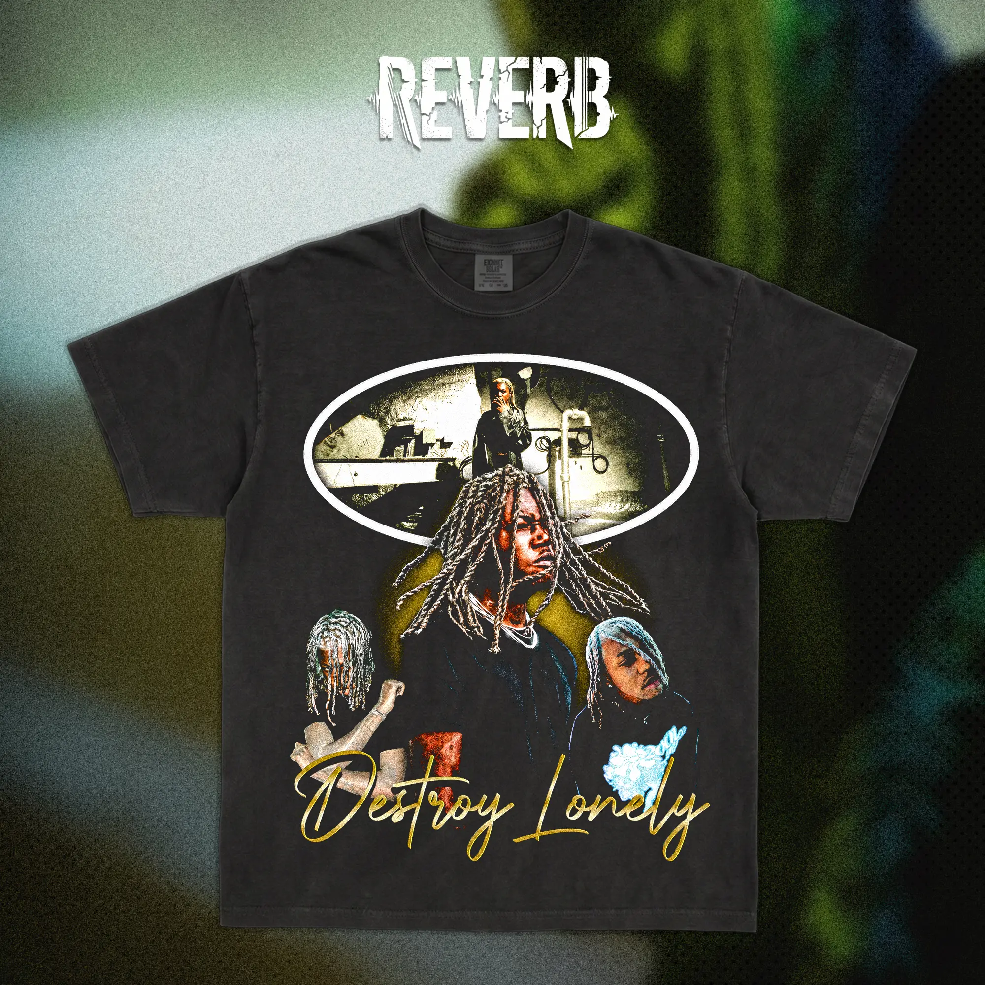 [REVERB] Comfort Colors Destroy Lonely Graphic T‑Shirt, Opium Rap Streetwear Tee, Underground Hip‑Hop Music Shirt, Concert Outfit, Gift for Fans
