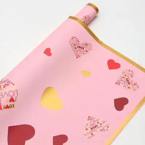 19 Sheets Love Edge Magic Bouquet Paper, Waterproof Durable Korean Style Flower Packaging Paper, Ideal for Holidays and Gifts