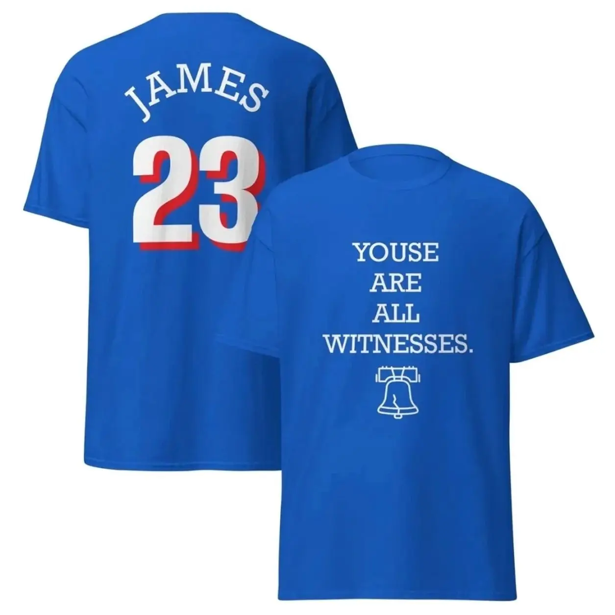 You Are All Witnesses LeBron James Philadelphia T-Shirt