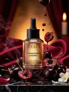 Forbidden Cherry Perfume Oil - 30 ml - Black Cherry - Turkish Rose - Tonka Bean - Sandalwood