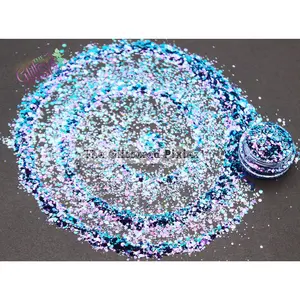 FIAMETTA chunky mix Glitter - Optical Illusion(Color Shifting glitter) Collection