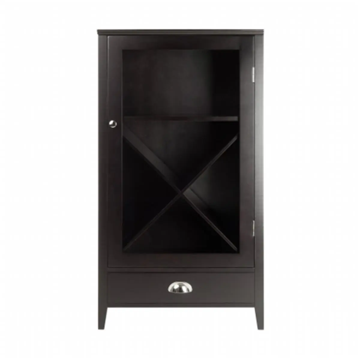 212 MAIN Bordeaux Wine Cabinet - X-Panel Modular Cupboard Furniture, Modern Indoor Storage Cabinet, Modern Storage Cabinet