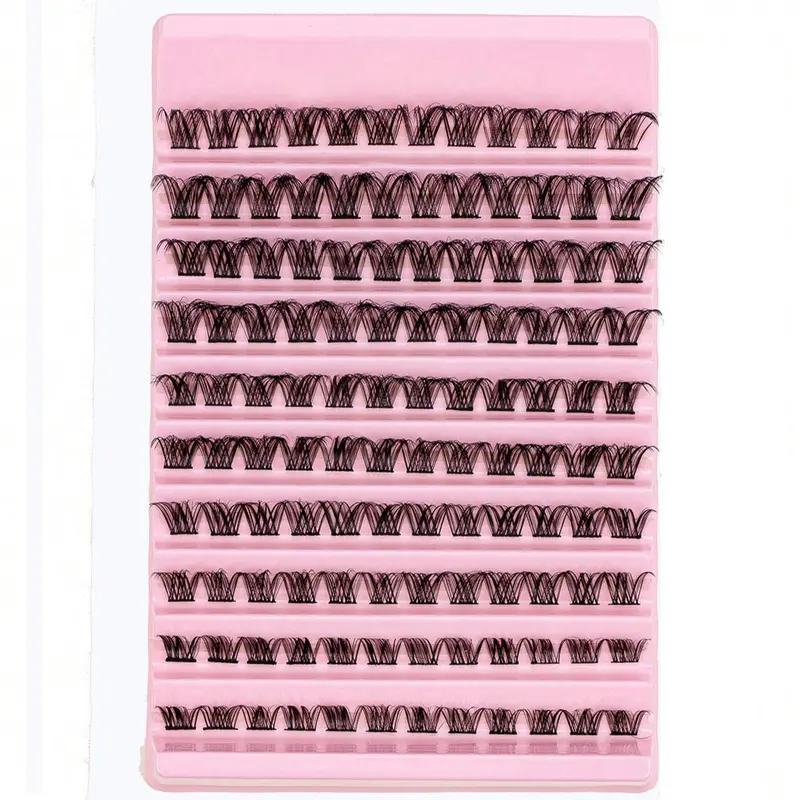 Individual False Eyelashes, 1 Box Natural Look Eyelash Extensions Kit, Eye Makeup Enhancement Products for Women, D Curl Eyelashes, Individual Lashes Cluster
