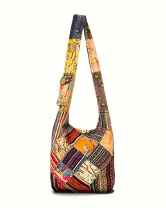 Jupiter Gear Kathmandu Collection Quilted Patchwork Hobo Bag