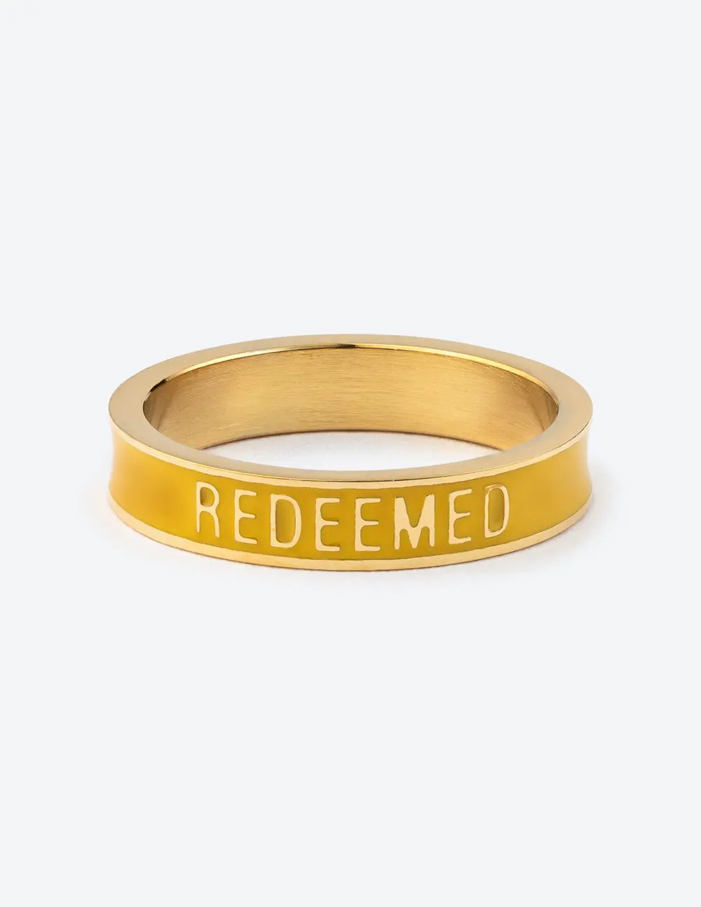 Yellow Enamel Redeemed Ring Yellow Enamel Redeemed Ring