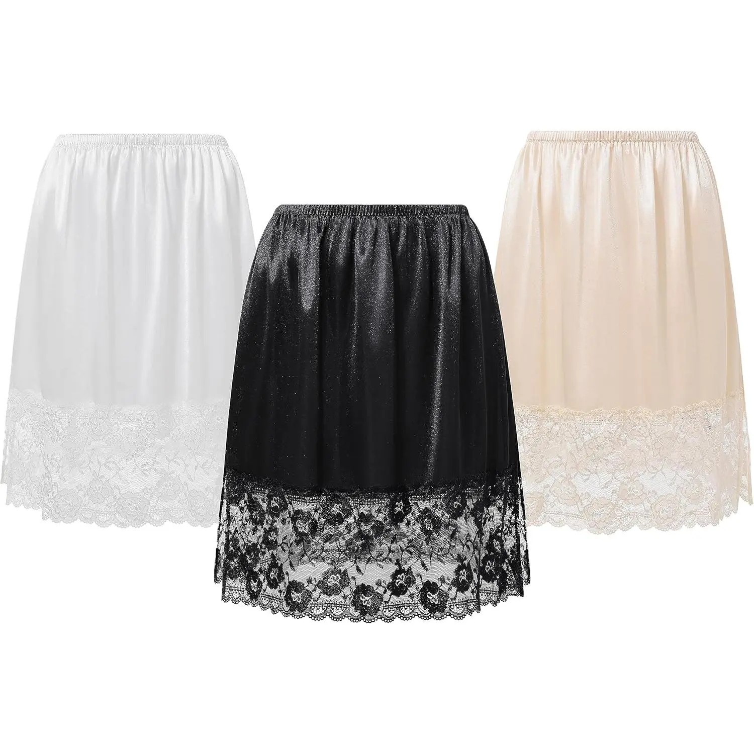 Half Slips for Under Dresses - 20" Black White Womens Underskirt Half Slip Women Under Dress Shirt Skirt Extender - TikTok Shop Half Slips for Under Dresses - 20" Black White Womens Underskirt Half Slip Women Under Dress Shirt Skirt Extender - TikTok Shop
