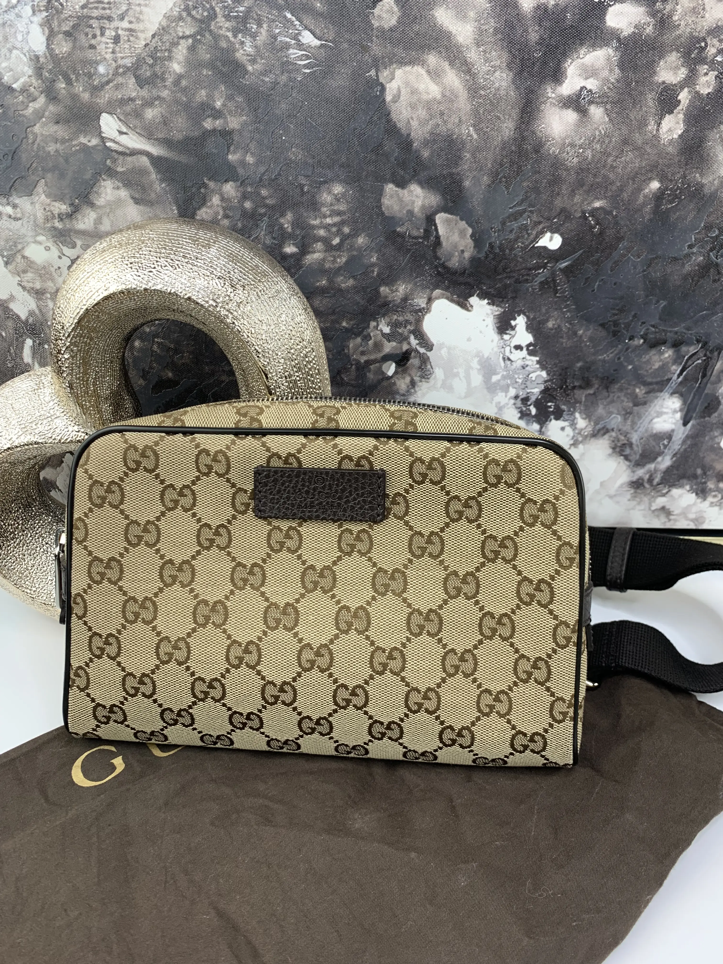 Pre-owned GUCCI canvas Crossbody Bags Beltbag Crossbody