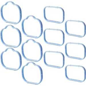 12pcs MS97204 Intake Manifold Gaskets Lower And Upper Gasket Plenum Set Compatible with 3.6L 2011-2020 Dodge Avenger Journey Charger Grand Cherokee Chrysler 200 300, Replaces 5184331 AC, 5184562 AC