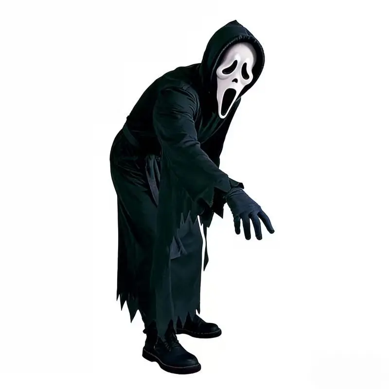 Halloween Death Clothes Scream Suit Cosplay Dress Up Horror Death Clothes