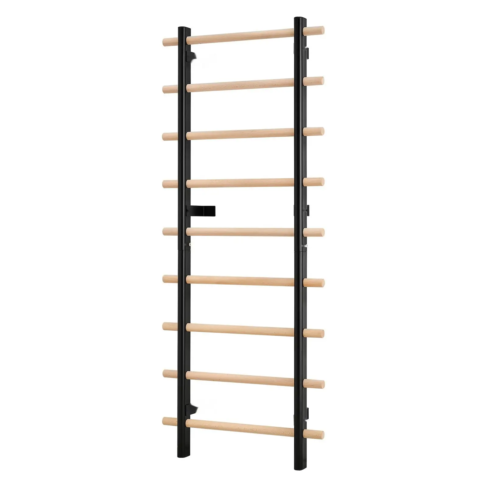 Swedish Ladder Wall Gym With 9-Level Adjustability And 330LBS Capacity, Suspension Trainer For Home Gym, Wall-Mounted Fitness System, Multi-Function Bodyweight Training Station For Strength, Mobility, Core Workouts