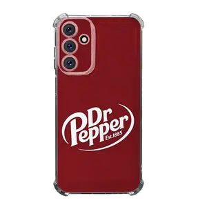 Durable Dr Pepper Lover Coquetee Aesthetic Clear Soft Phone Cases Compatible With SAMSUNG GALAXY A14 A15 A16 A25 A26 A34 A35 A36 A53 A54 A55 A56 4G 5G Transparent Tough High-quality Gift Shockproof Full Protection Anti-Drop Phone Cases Shell Cover