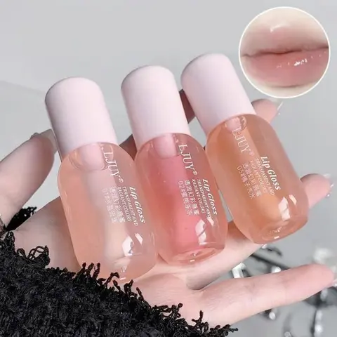 Lip Glaze- 3-in-1 Balm + Oil + Gloss - Nourishing Lipgloss - Long-lasting Shine & Hydration Moisturizing Hydrating Glossy Lip Stick for Girls & Women Plumping Lip Plumper Gift for Fall Christmas & Mother's Day Lipstick Skincare Hydrate Lip Serum Makeup