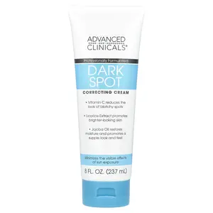 Advanced Clinicals Dark Spot, Correcting Cream, 8 fl oz (237 ml)