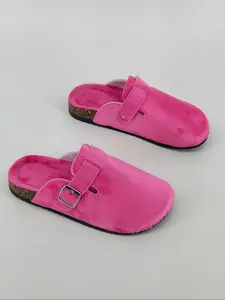 Women's Blue Rose Closed Toe Sandals, Fall Winter Casual Fashion Non-Slip Flat Shoes, All-Season Slip-On Sneakers, Couple Shoes, Casual Slippers