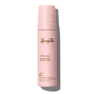 Loving Tan 2 HR Express Self-Tanning Mousse, Medium 200ml - Natural-Looking Long-Lasting Tan with Streak-Free Finish & Quick-Drying Formula