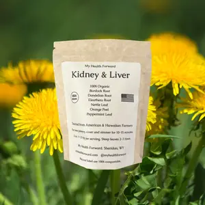 Kidney & Liver Support Organic Herbal Tea - Loose Leaf Tea for Kidney & Liver Health