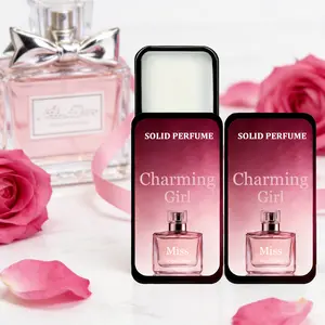 Women's Solid Perfume Stick, Elegant Portable Body Cream, Long-Lasting Natural Scent, Everyday Fragrance, Ideal for Daily Use, Travel, Dates, 15g/0.529oz