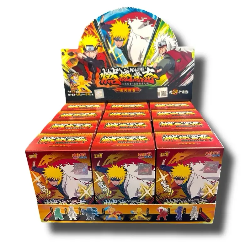 Naruto - XP Kayou Card w/ Tiny Figure Sealed Booster Display Box