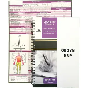 OBGYN H&P Notebook  History and Physical Notebook, 100  templates with Perforations