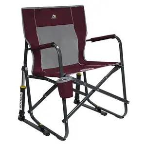Outdoor Freestyle Rocker Foldable Rocking Camp Chair