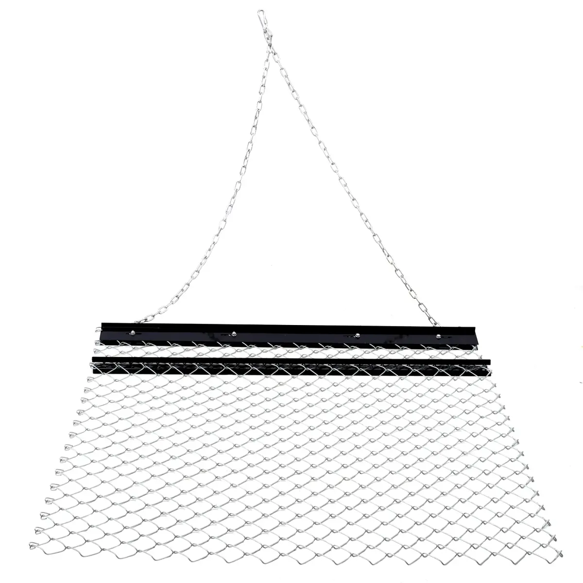 4'x5' ATV Drag Harrow - Durable UTV Tractor Attachment for Soil Leveling, Roads, Quick & Hassle-Free Setup, Optimal Results, Space-Saving Storage Solution, Landscape/Sod Prep, Garden/Farm Use (Black)